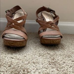 Jessica Simpson wedges